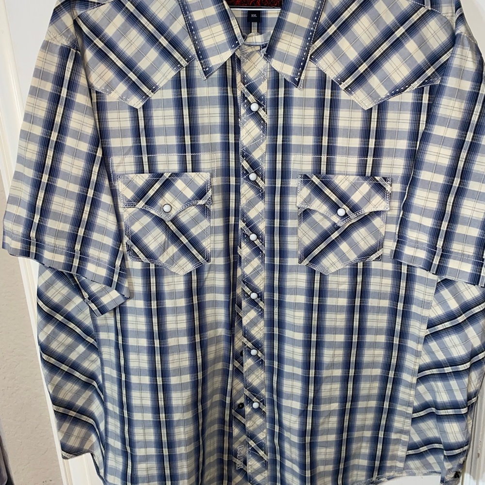 Men’s button down Rock&Roll cowboy shirt. Sz xxl